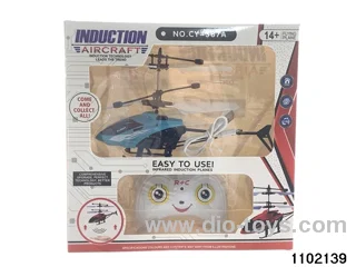 RC helicopter in window box