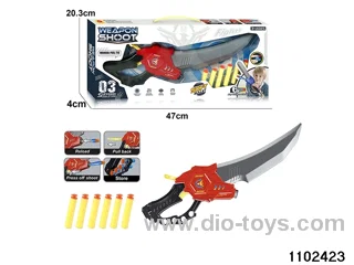 softball gun in display box