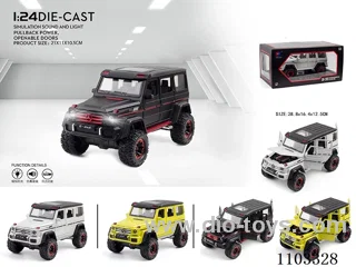 1:24 pull back alloy car W L/M