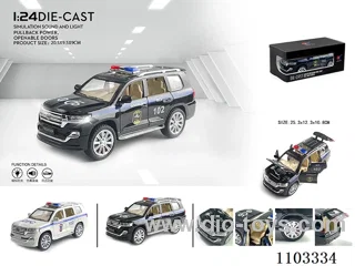 1:24 pull back alloy car W L/M