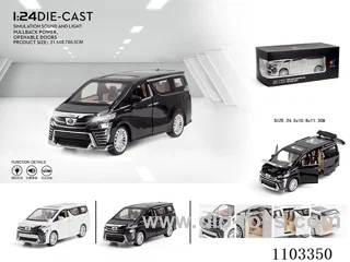 1:24 pull back alloy car W L/M