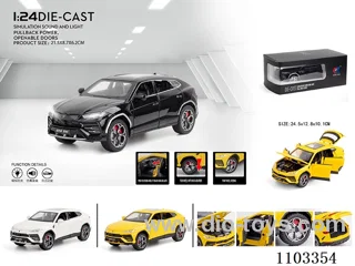 1:24 pull back alloy car W L/M