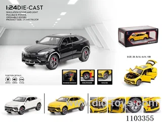 1:24 pull back alloy car W L/M