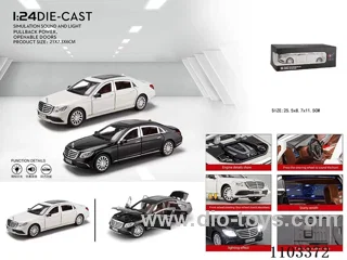 1:24 pull back alloy car W L/M