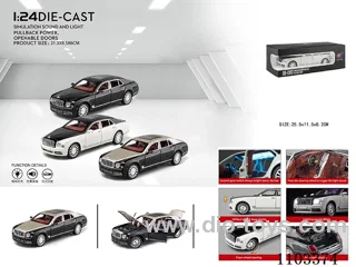 1:24 pull back alloy car W L/M