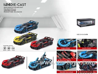 1:24 pull back alloy car W L/M