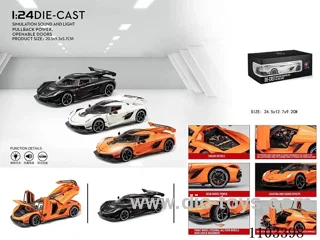 1:24 pull back alloy car W L/M