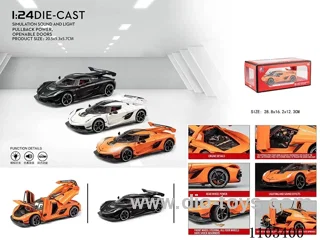 1:24 pull back alloy car W L/M
