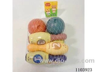 Bowling Set (6 bowling balls +2 round balls)