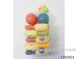 Bowling Set (10 bowling balls +2 round balls)
