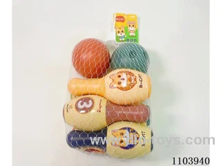 Bowling Set (6 bowling balls +2 round balls)
