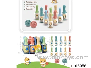 Portable bowling set