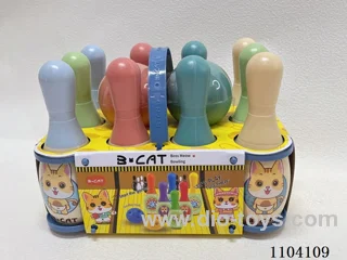 Portable bowling set