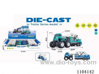 friction alloy car 6PCS