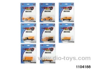 Alloy Engineering Vehicle in Blister card