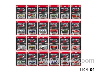 1:64 Scooter Alloy Car in Blister card