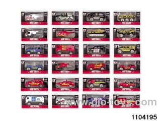 1:64 Scooter Alloy Car in window box