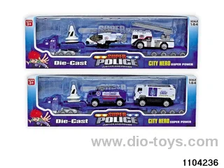 Alloy Slide Police Combo in window box