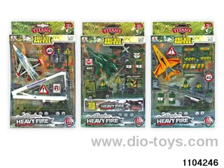 Military groupings in window box