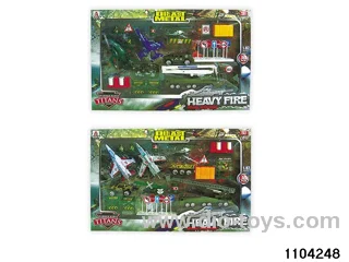 Military groupings in window box