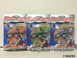 Alloy Off-Road Motorbike in Blister card