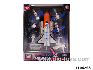 space shuttle in window box
