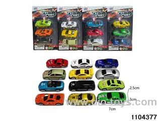 Alloy Trolley (4pcs) in Blister card