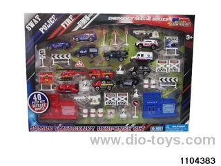 Fire Police Kit 2 in 1 in window box
