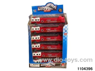 Fire trucks in the United States in display box