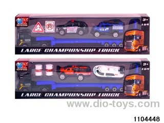 European head police trailer in window box
