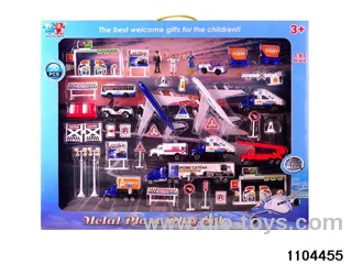 50PCS Alloy Airport in window box