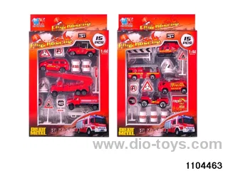 15pcs Fire Fighting Combo in window box