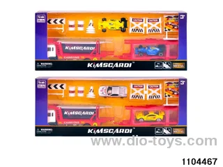 Alloy trailer set in window box