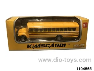 Alloy School Bus in window box
