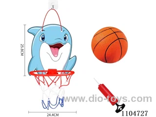 Hanging basketball board