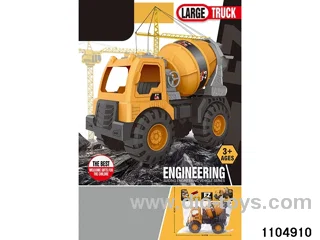 sliding engineering vehicles in PP bag with header