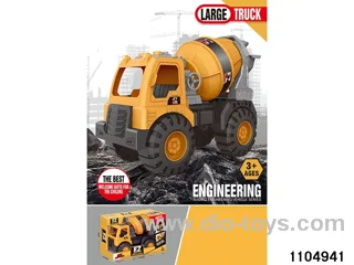 sliding engineering vehicles in window box