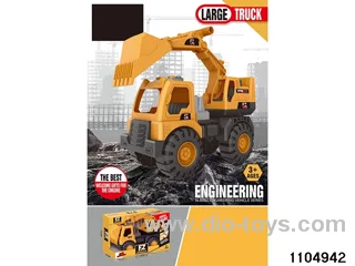 sliding engineering vehicles in window box