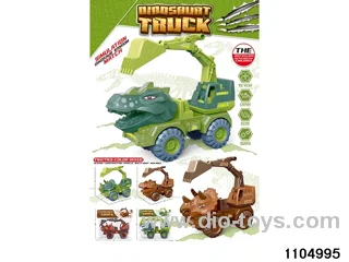 sliding engineering vehicles in PP bag with header