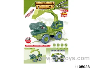 sliding engineering vehicles in opp bag
