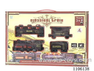 Electric. Music (train four tones) Train tracks (2 AA without electricity)