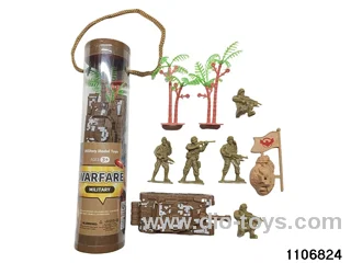 Military suits in PVC Tin