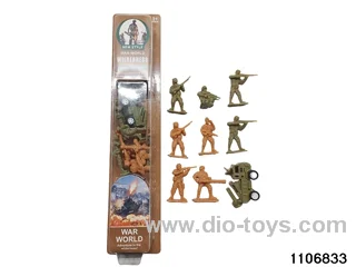 Military suits in Blister with insert