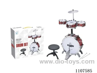 Electroplated drum set