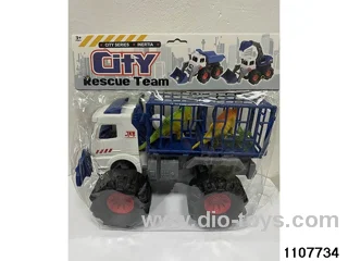 Bigfoot dinosaur car in PP bag with header