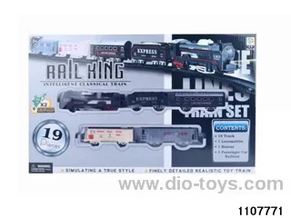 Electric railcar in window box