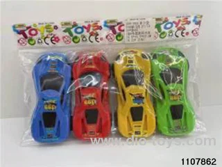 pull black car（4pcs）in opp bag