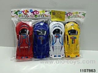 pull black car（4pcs）in opp bag