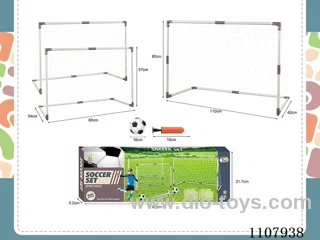 2-in-1 soccer goal set