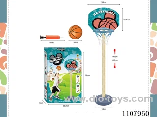 Interactive basketball table set